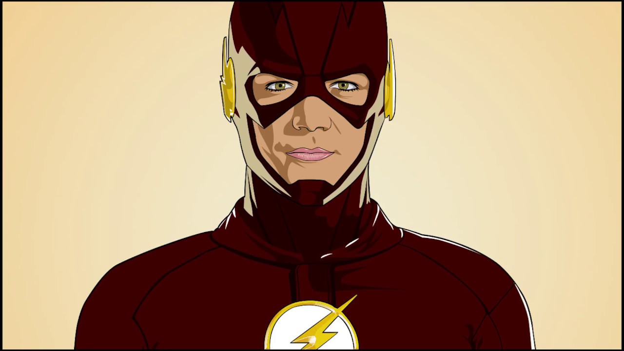 1280x720 The Flash Vector Art Vexel Art Speed Art