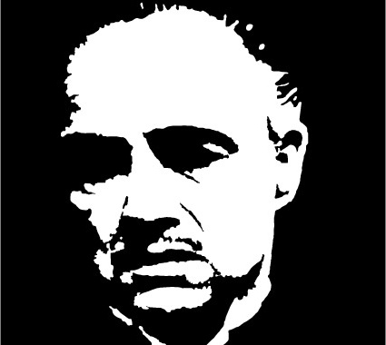 425x380 Godfather Marlon Brando Vector Free Vector In Encapsulated
