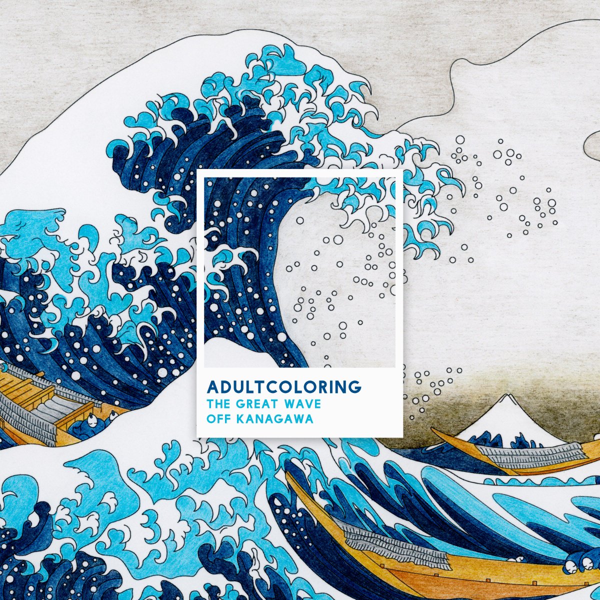 1200x1200 Rawpixel Mano On Twitter Pantone The Great Wave Off Kanagawa