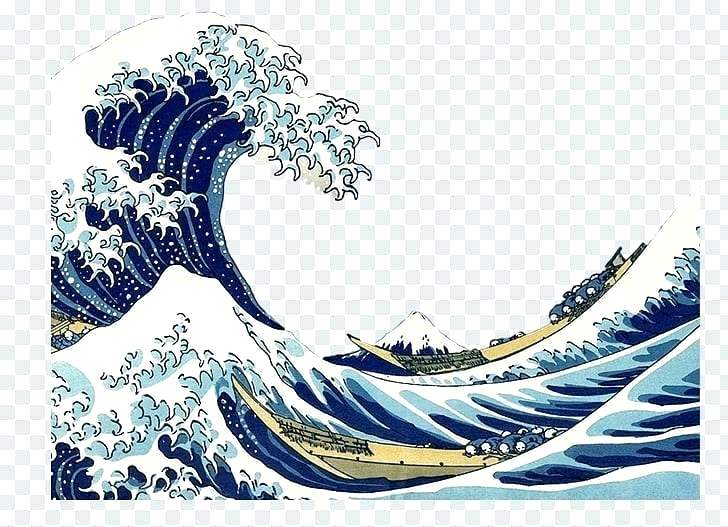728x527 The Great Wave Off Kanagawa Poster