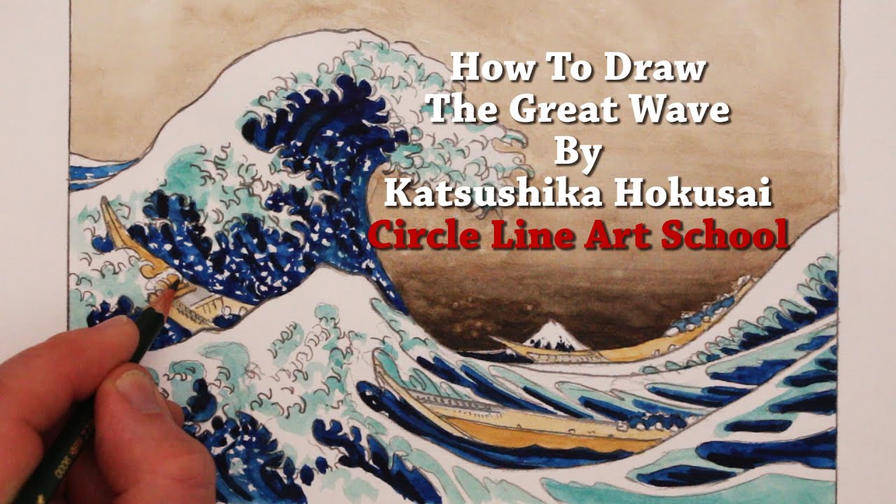 1280x720 How To Draw The Great Wave