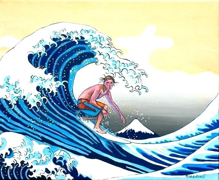 720x591 The Great Wave Off Kanagawa Poster Photo The Great Wave Off Vector