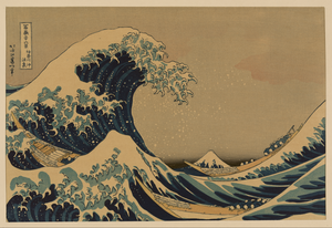 300x206 The Great Wave Off Shore Of Kanagawa Free Images