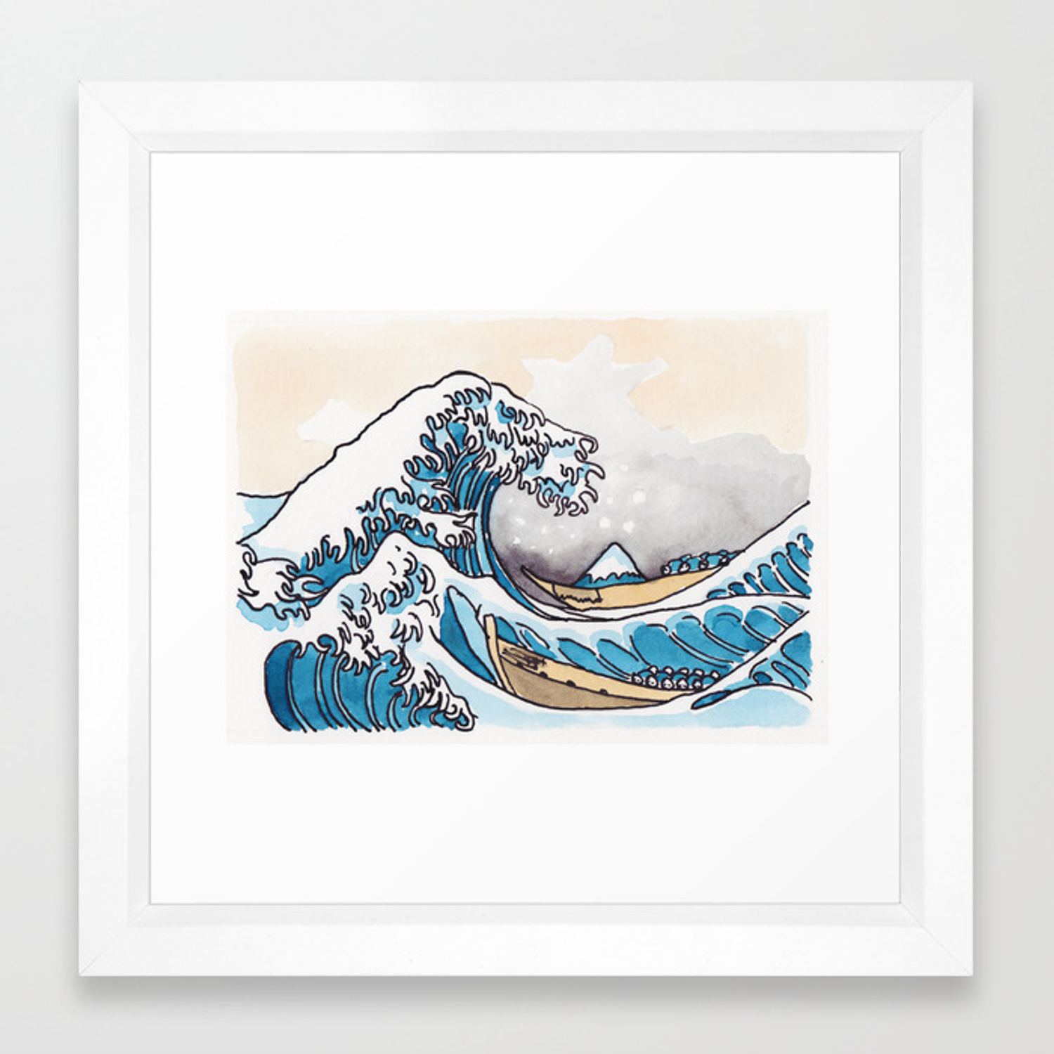 The Great Wave Vector at Vectorified.com | Collection of The Great Wave ...