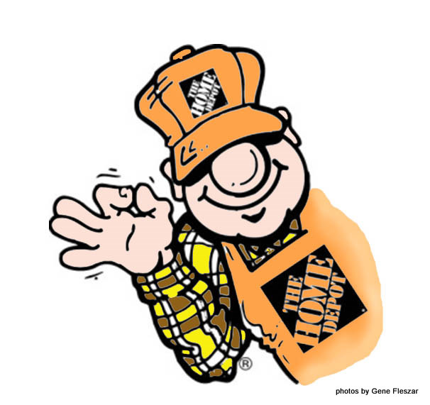 606x571 Png Home Depot Homer Vector Logo Http Logonica Com Clipart