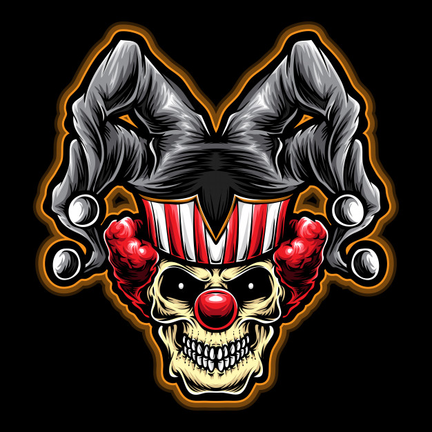 626x626 Joker Clown Vector Vector Premium Download