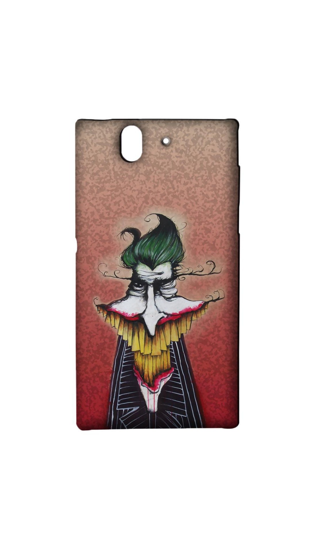 1080x1920 Joker Vector With Long Yellow Teeth Case For Sony Xperia Z