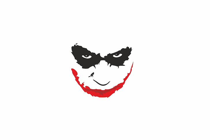 728x488 Hd Wallpaper The Joker Vector Art, Red, Black, Eyes, Abstract