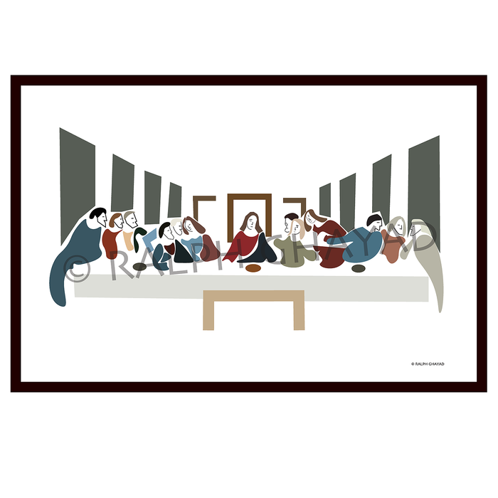 The Last Supper Art Frame Nabilnet 700x700 The Last Supper Art Frame Nabilnet