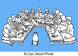 Last Supper Clipart Black And White 270x194 Last Supper Clipart Black And White