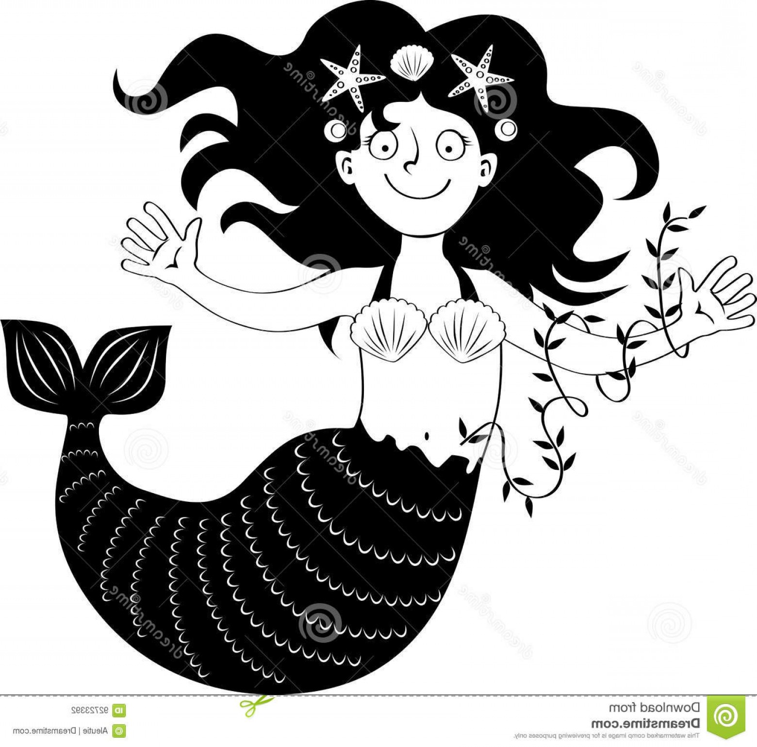 1560x1539 Stock Illustration Little Mermaid Clip Art Vector Silhouette