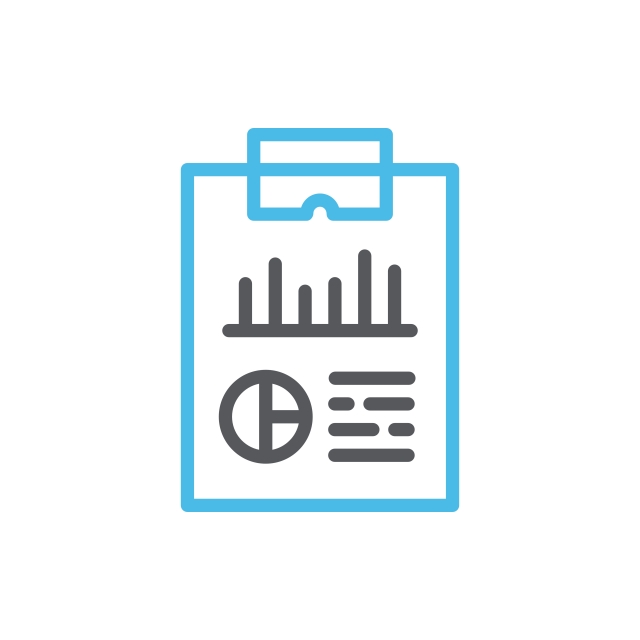 640x640 Report Icon Vector Illustration In Line Style For Any Purpose