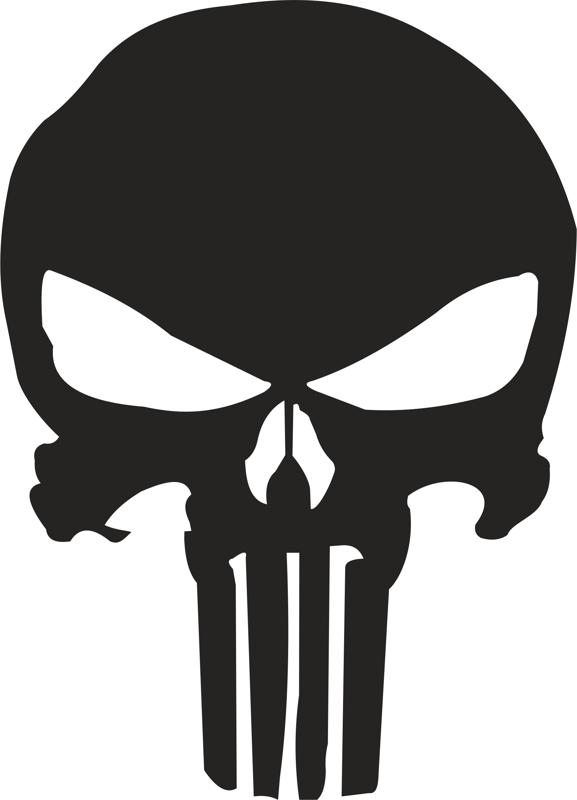 577x800 Punisher Skull Stencil Vector Free Vector Cdr Free Download