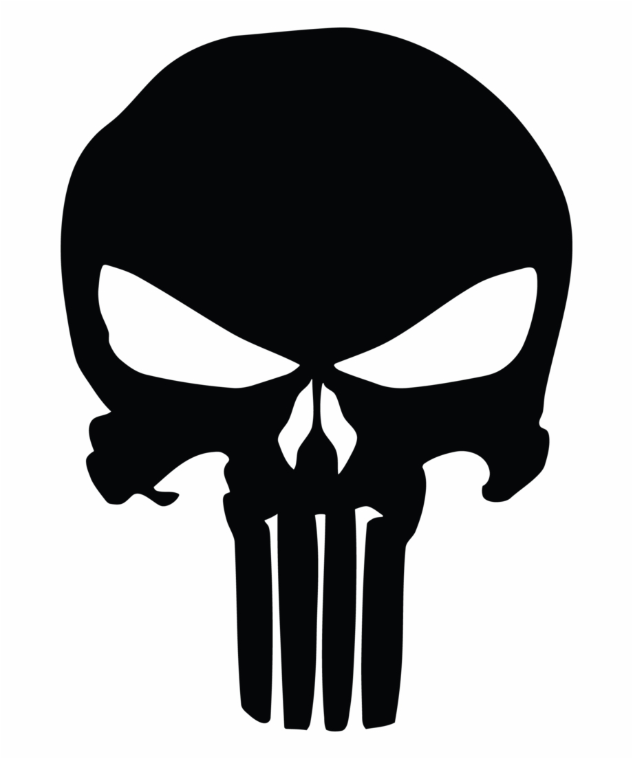 920x1104 Punisher Skull Vector Free Png Images Clipart Download
