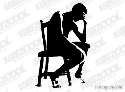 425x313 Designer The Thinker Vector Material