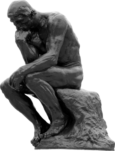 380x500 Thinker Sculpture