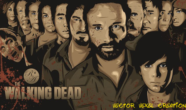 Vector The Walking Dead Season 640x380 Vector The Walking Dead Season