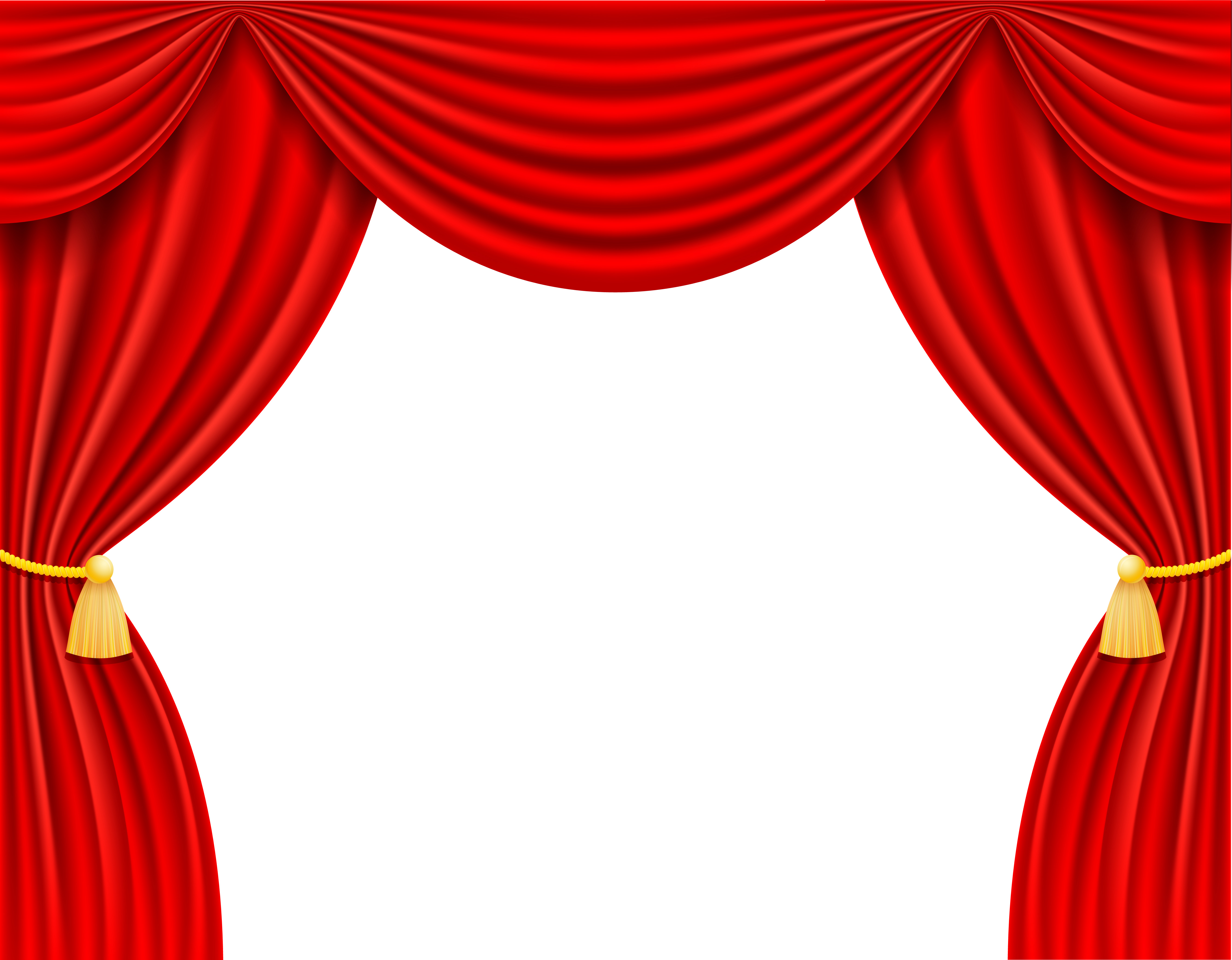 5320x4147 Red Theatrical Curtain Vector Illustration