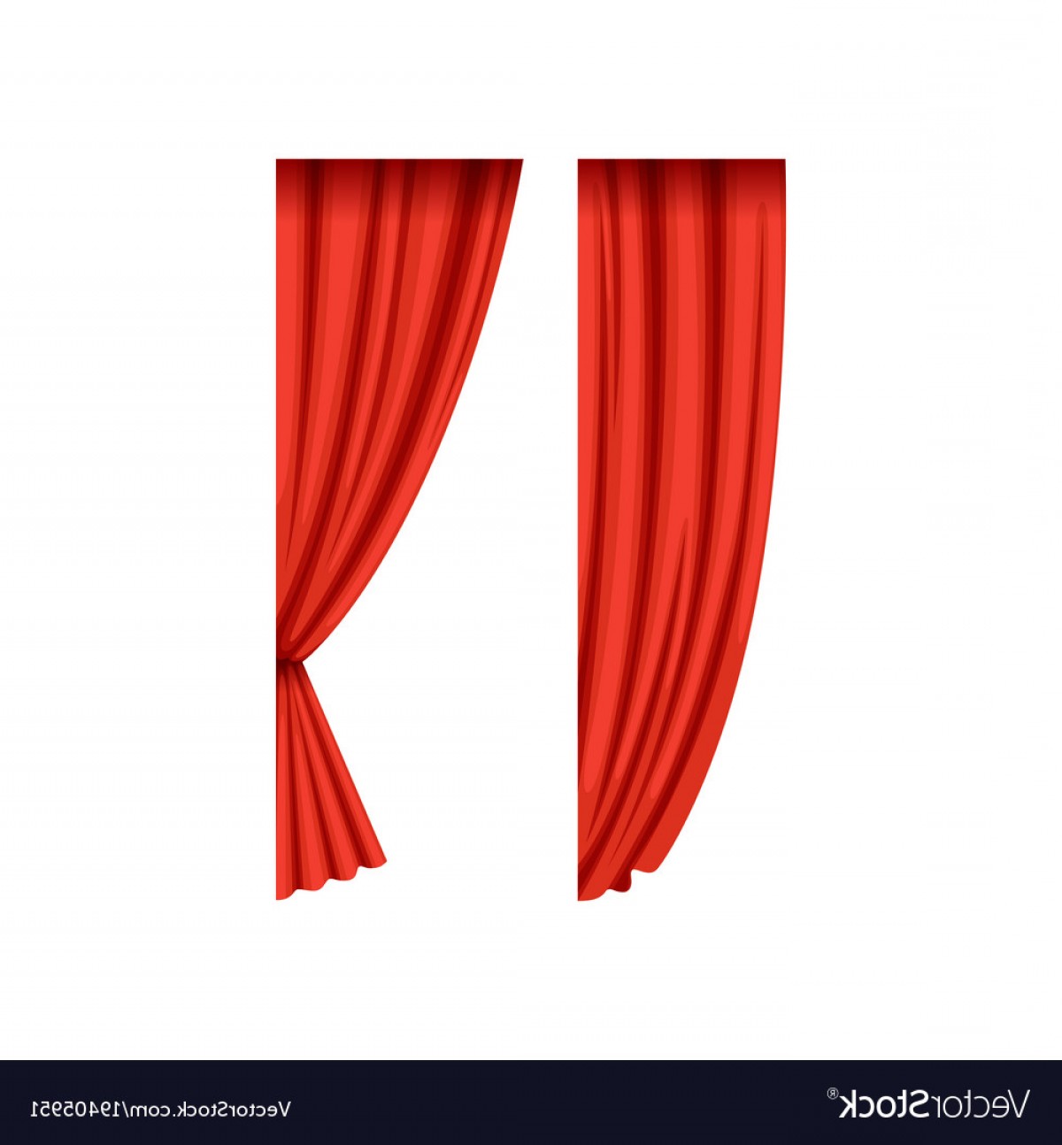 1200x1294 Icons Of Red Silk Or Velvet Theatrical Curtains Vector Hoodamathrun