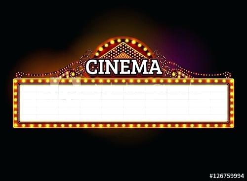 Blank Movie Theater Or Casino Marquee Stock Vector Sign Template 500x367 Blank Movie Theater Or Casino Marquee Stock Vector Sign Template
