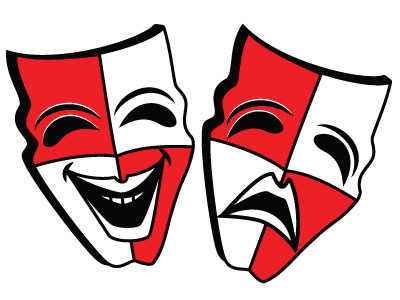 400x300 Theater Masks Vector Image