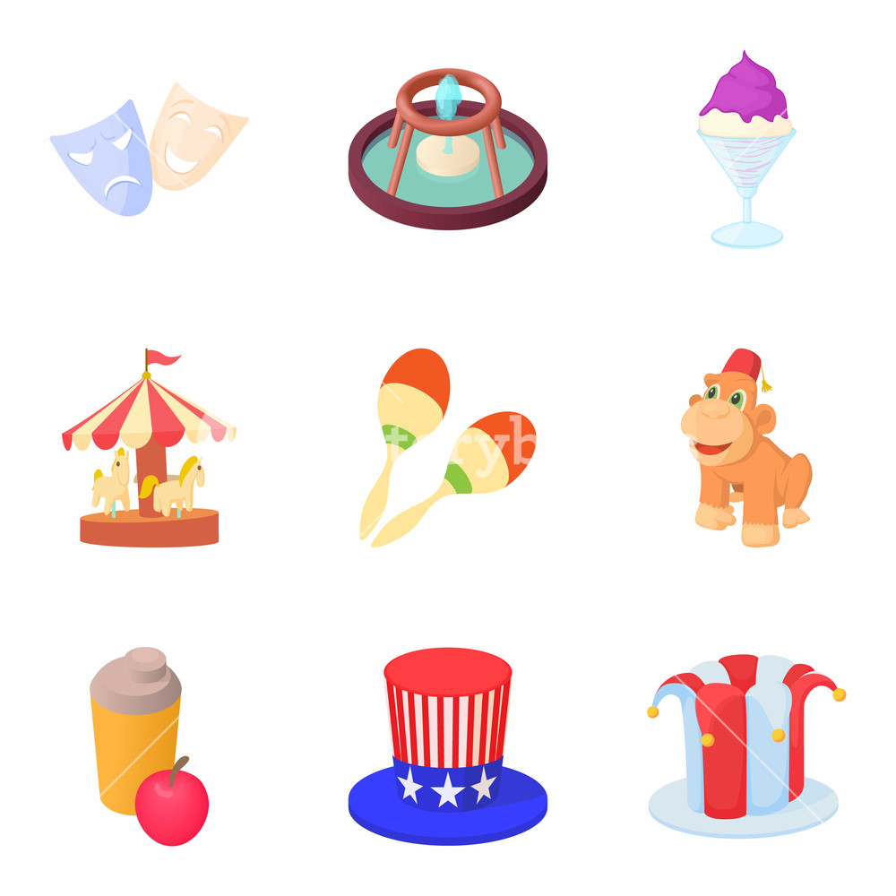1000x1000 Theater Icons Set Cartoon Set Of Theater Vector Icons For Web