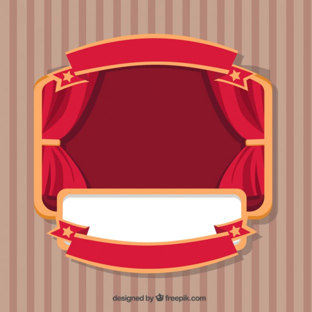 626x626 Theater Label Vector Free Download