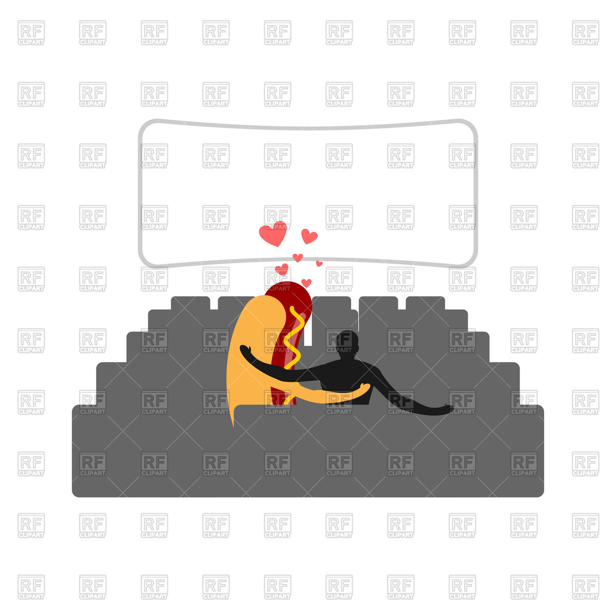 1200x1200 Hot Dog In Movie Theater Vector Image Of Conceptual Maryvalery