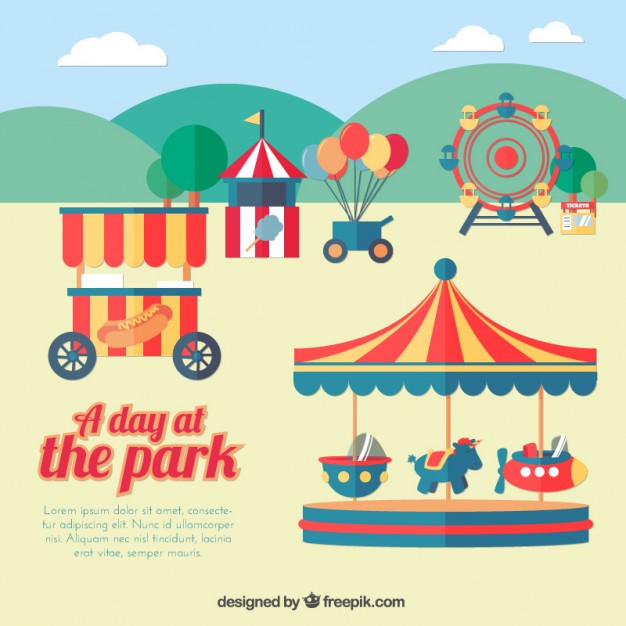 Theme Park Vector