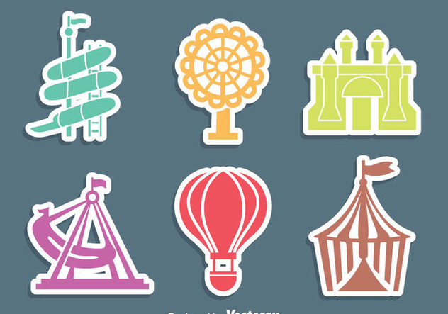 632x443 Theme Park Icons Vector Free Vector Download Cannypic
