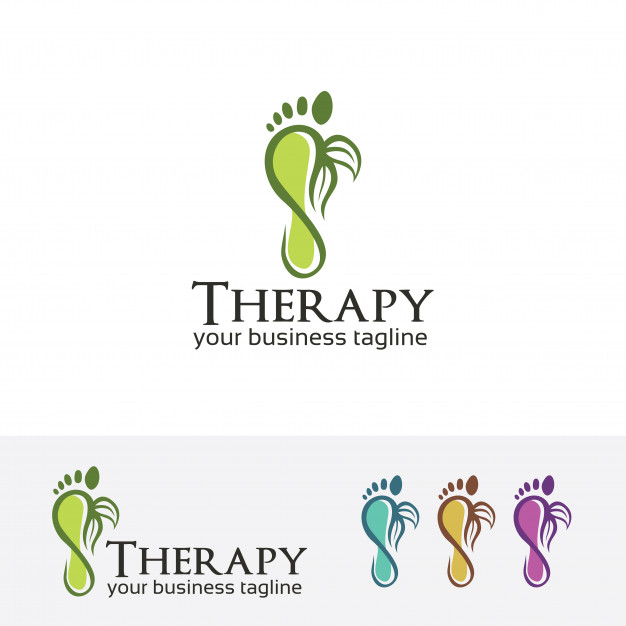 626x626 Foot Therapy Vector Logo Template Vector Premium Download