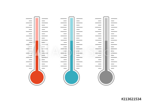 500x357 Meteorology Thermometers Heat And Cold Vector Thermometer Icon