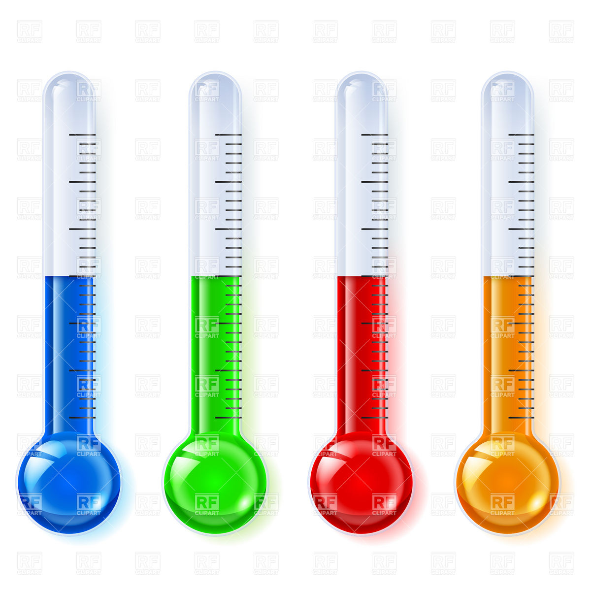 1200x1200 Temperature Indicators, Thermometer Vector Image Of Healthcare