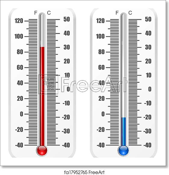561x581 Free Art Print Of Standard Thermometer Vector Template Isolated