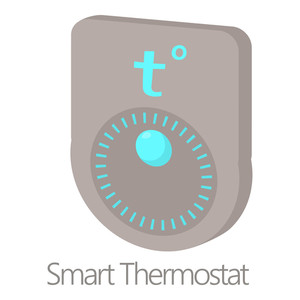 300x300 Smart Thermostat Royalty Free Vectors
