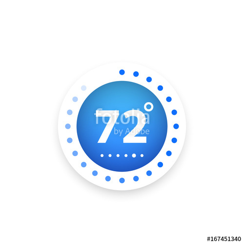 500x500 Thermostat, Temperature Control Vector Illustration Stock Image