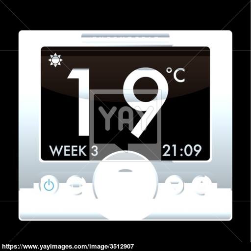 512x511 Thermostat Vector