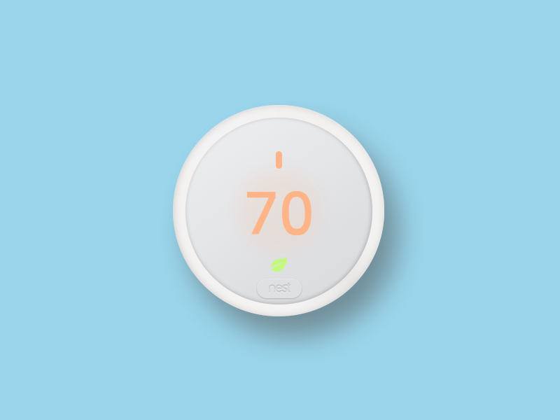 800x600 Nest Thermostat E Illustration Vector Sketch Freebie