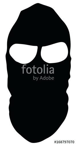 265x500 Robber Mask Template