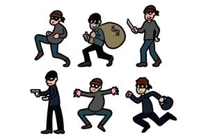 286x200 Thief Free Vector Art