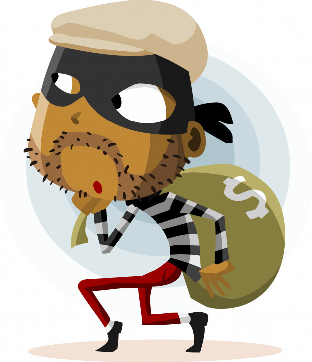 626x727 Thief Vector Premium Download