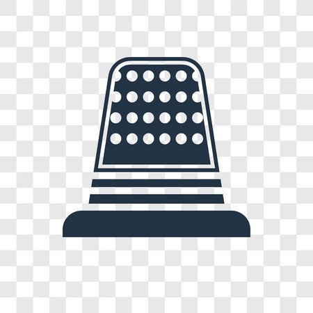 450x450 Sewing Thimble Black Variant Vector Icon Isolated On Transparent