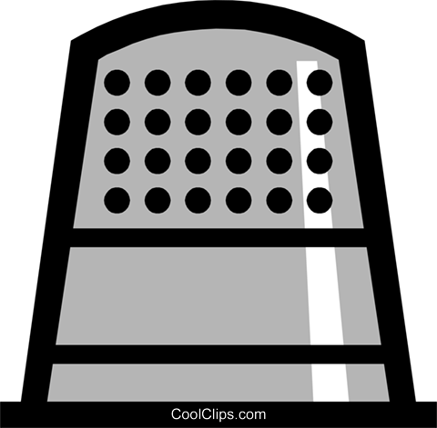 480x471 Thimble Royalty Free Vector Clip Art Illustration