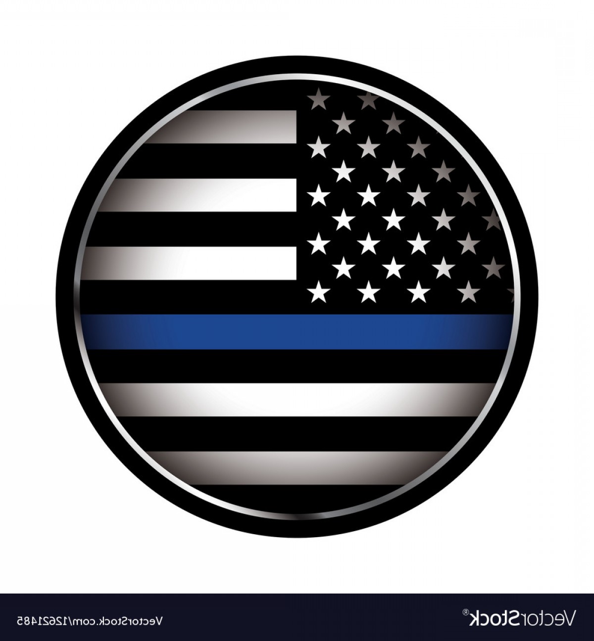 Thin Blue Line Flag Vector At Collection Of Thin Blue Line Flag Vector Free 