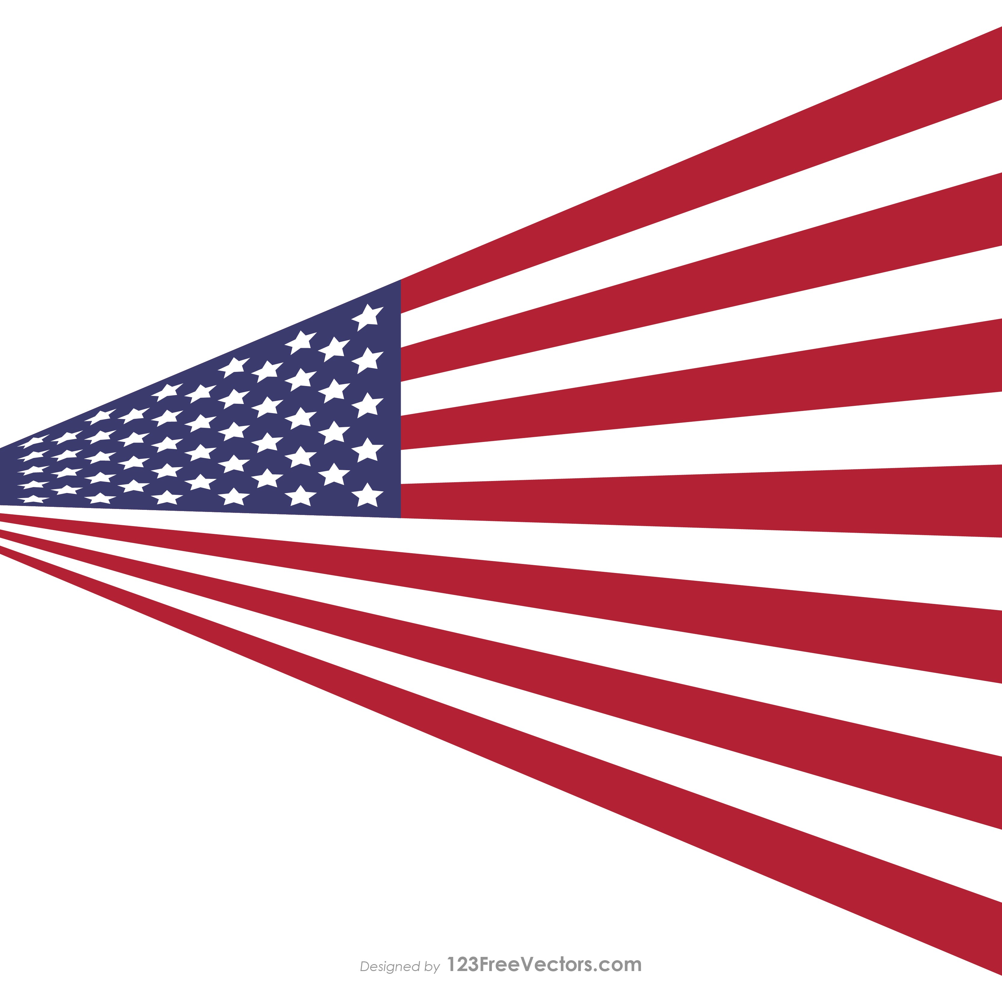 3333x3333 Distressed American Flag Vector