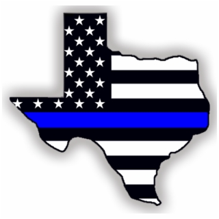 320x320 Distressed Thin Blue Line Flag