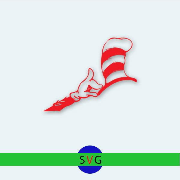 600x600 Dr Seuss Hat Hand Silhouette And Cricut Cut Cutting