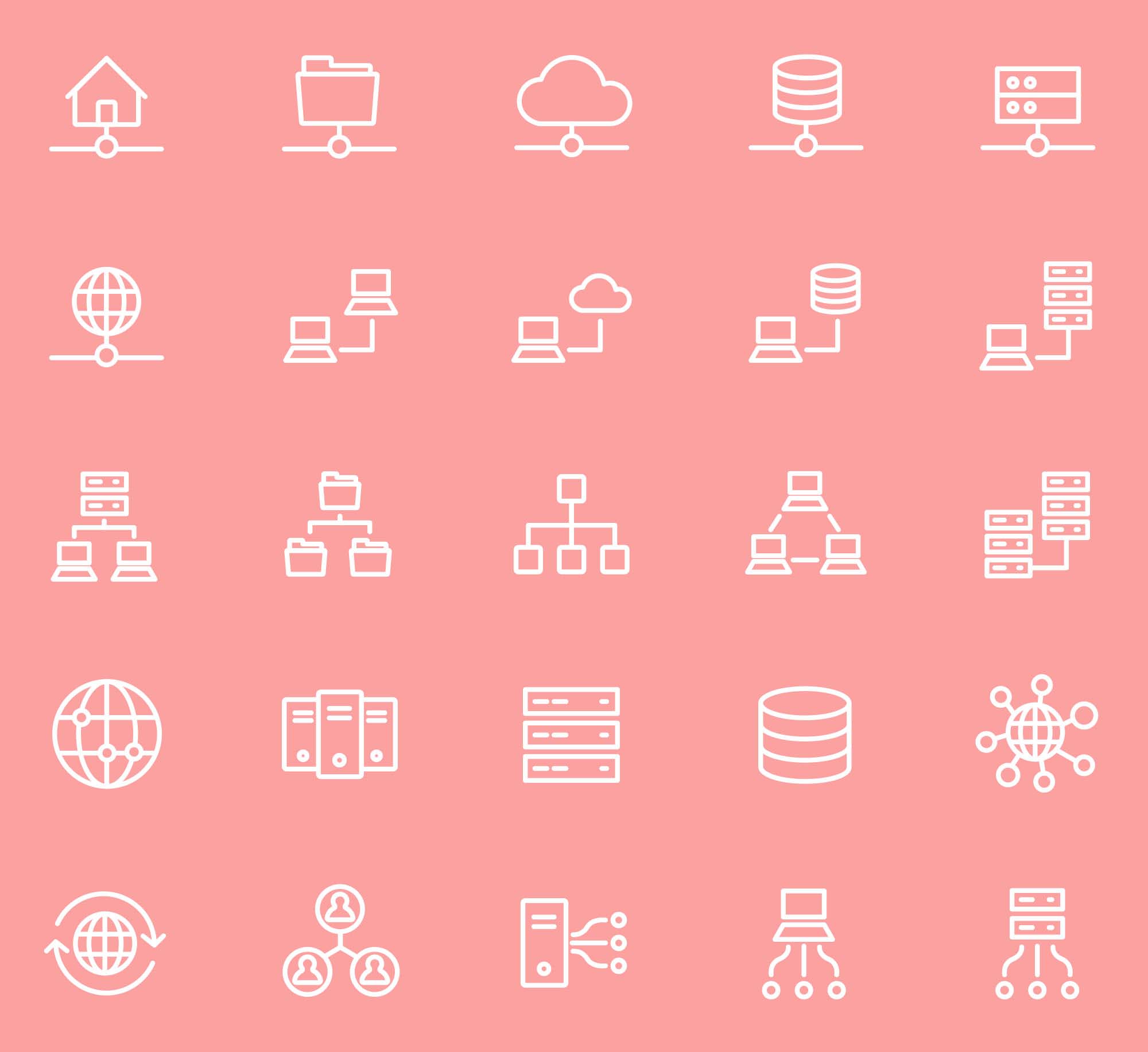 2000x1833 Free Vector Network Icons