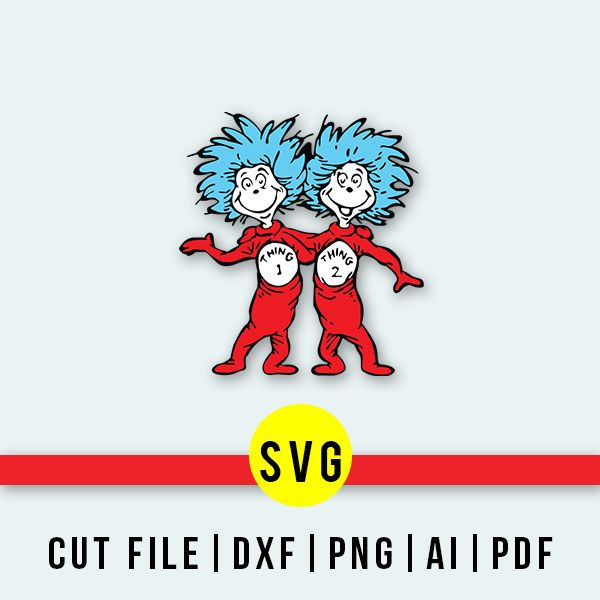 Thing 1 Vector at Vectorified.com | Collection of Thing 1 Vector free ...