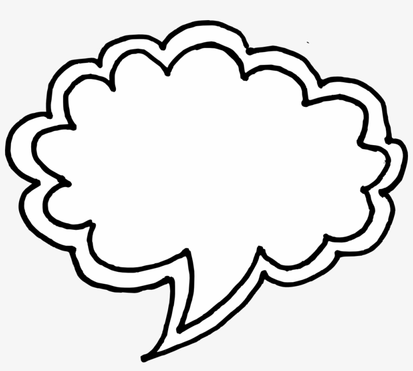 820x736 Hand Drawn Comic Speech Bubbles Vector